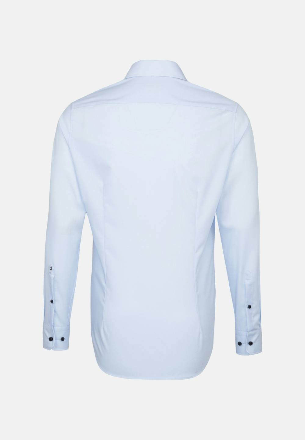 Seidensticker Bügelfreies Popeline Business Hemd In Shaped Mit Kentkragen Und Extra Langem Arm