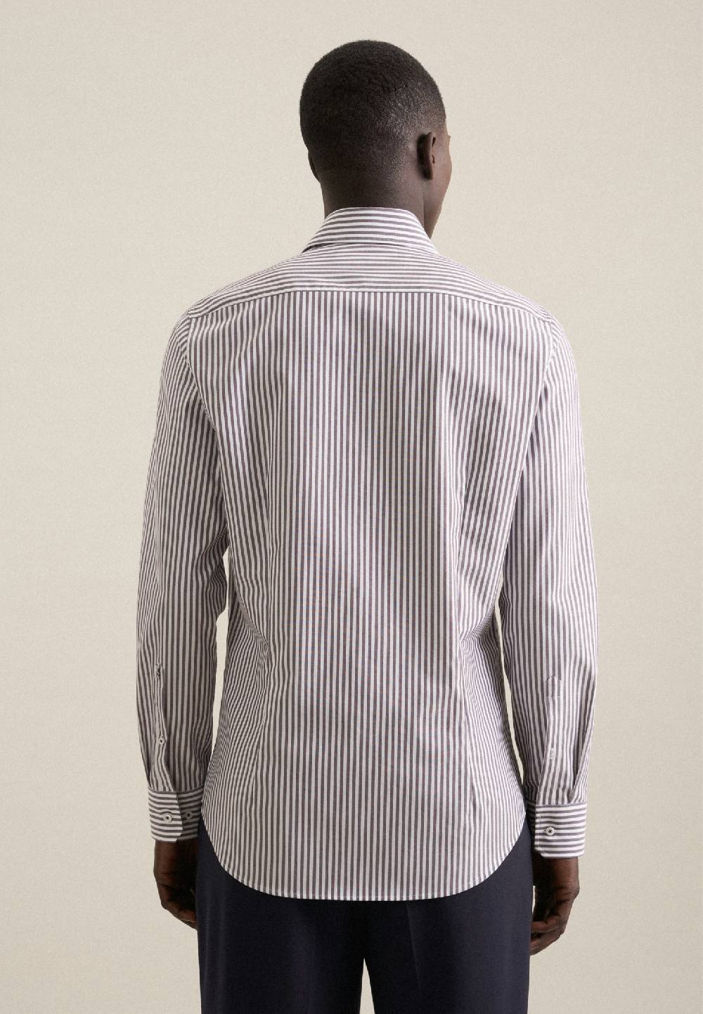 Seidensticker Bügelfreies Popeline Business Hemd In Shaped Mit Kentkragen