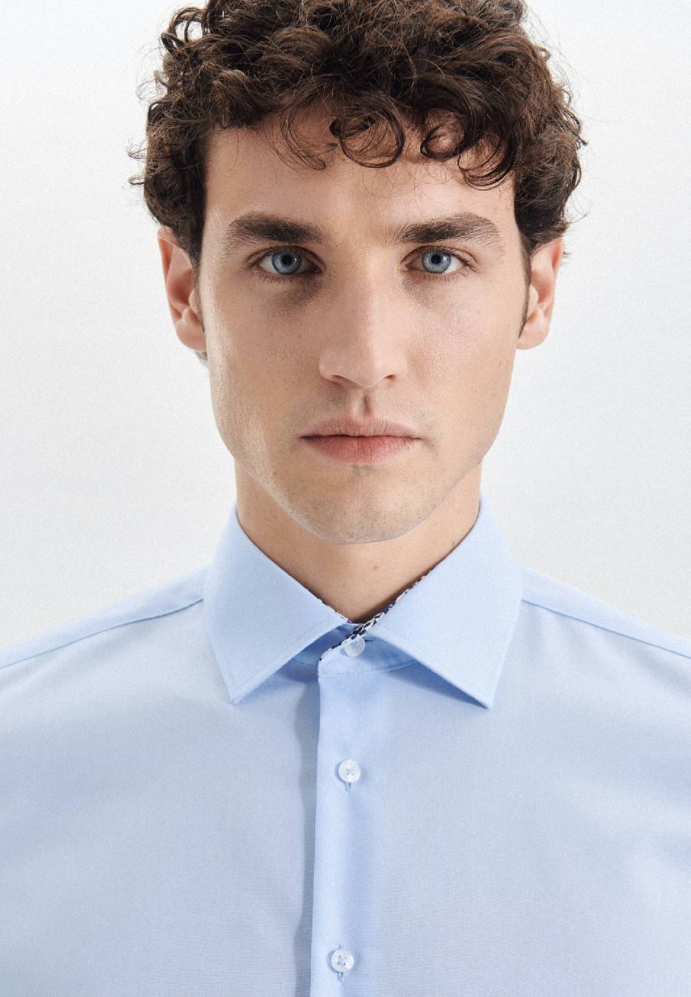 Seidensticker Bügelfreies Popeline Business Hemd In Shaped Mit Kentkragen