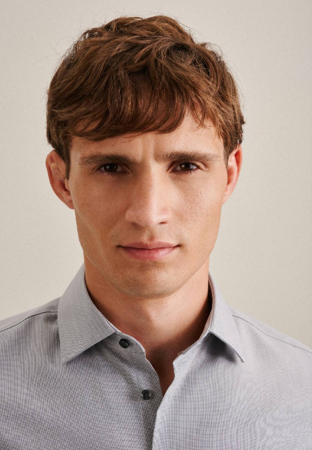 Seidensticker Bügelfreies Popeline Business Hemd In Slim Mit Kentkragen