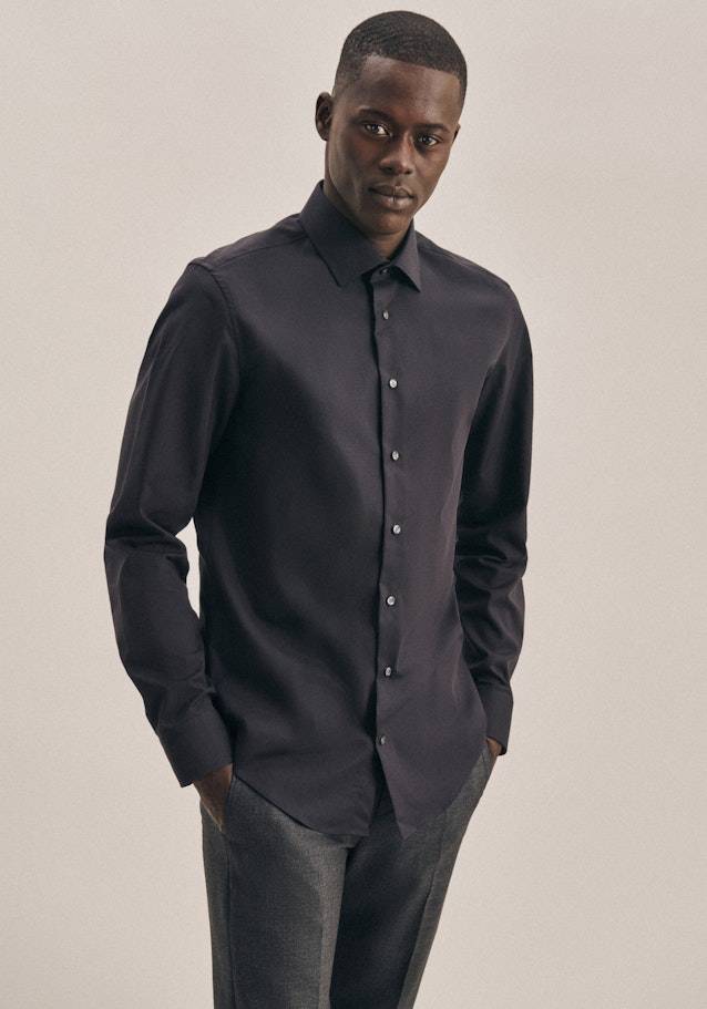 Seidensticker Bügelfreies Popeline Business Hemd in Slim mit Kentkragen Seidensticker Bügelfreies Popeline Business Hemd in Slim mit Kentkragen