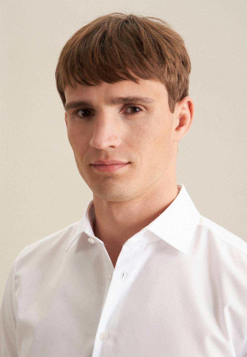 Seidensticker Bügelfreies Popeline Business Hemd In Slim Mit Kentkragen