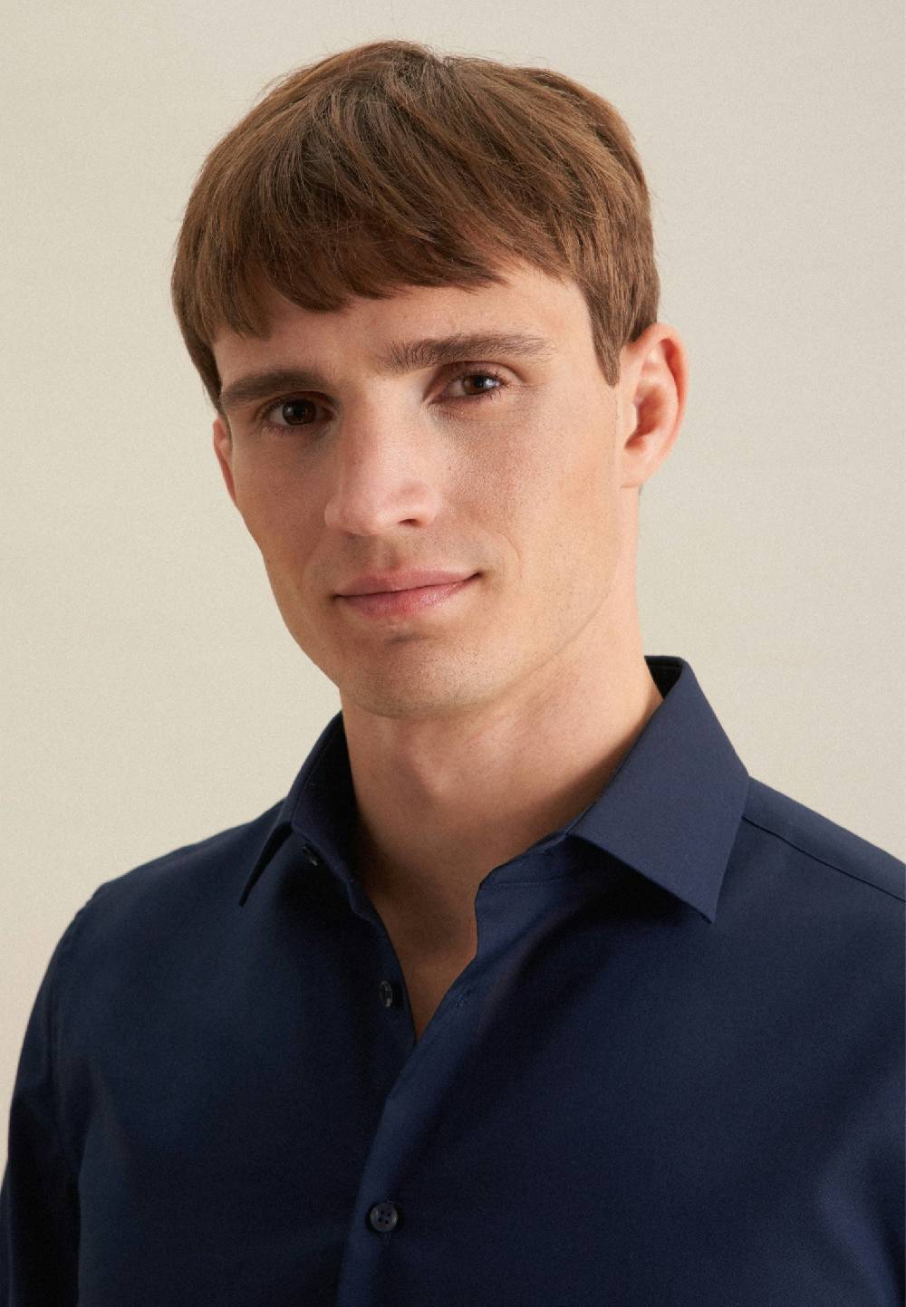 Seidensticker Bügelfreies Popeline Business Hemd In Slim Mit Kentkragen