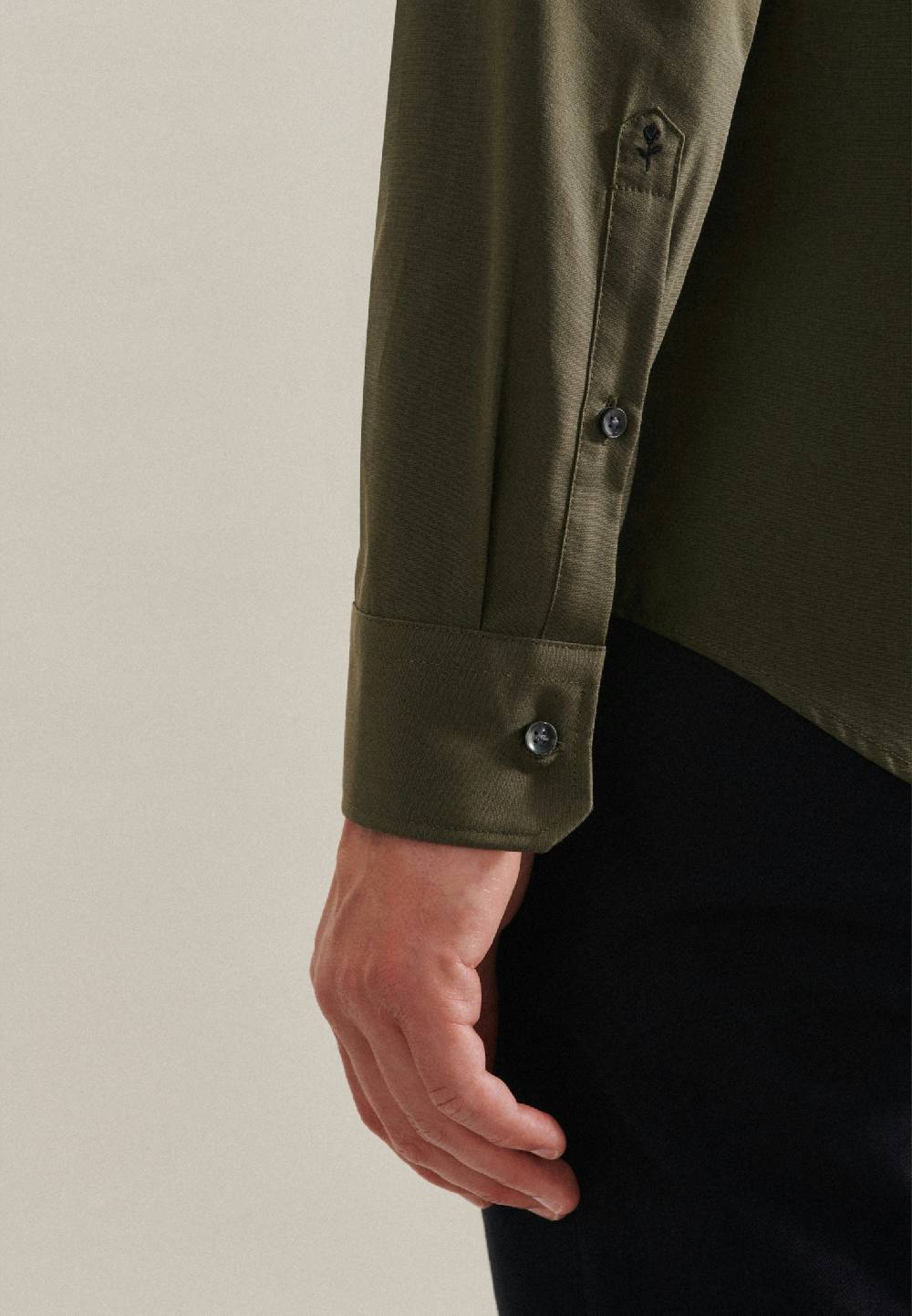 Seidensticker Bügelfreies Popeline Business Hemd In Slim Mit Kentkragen