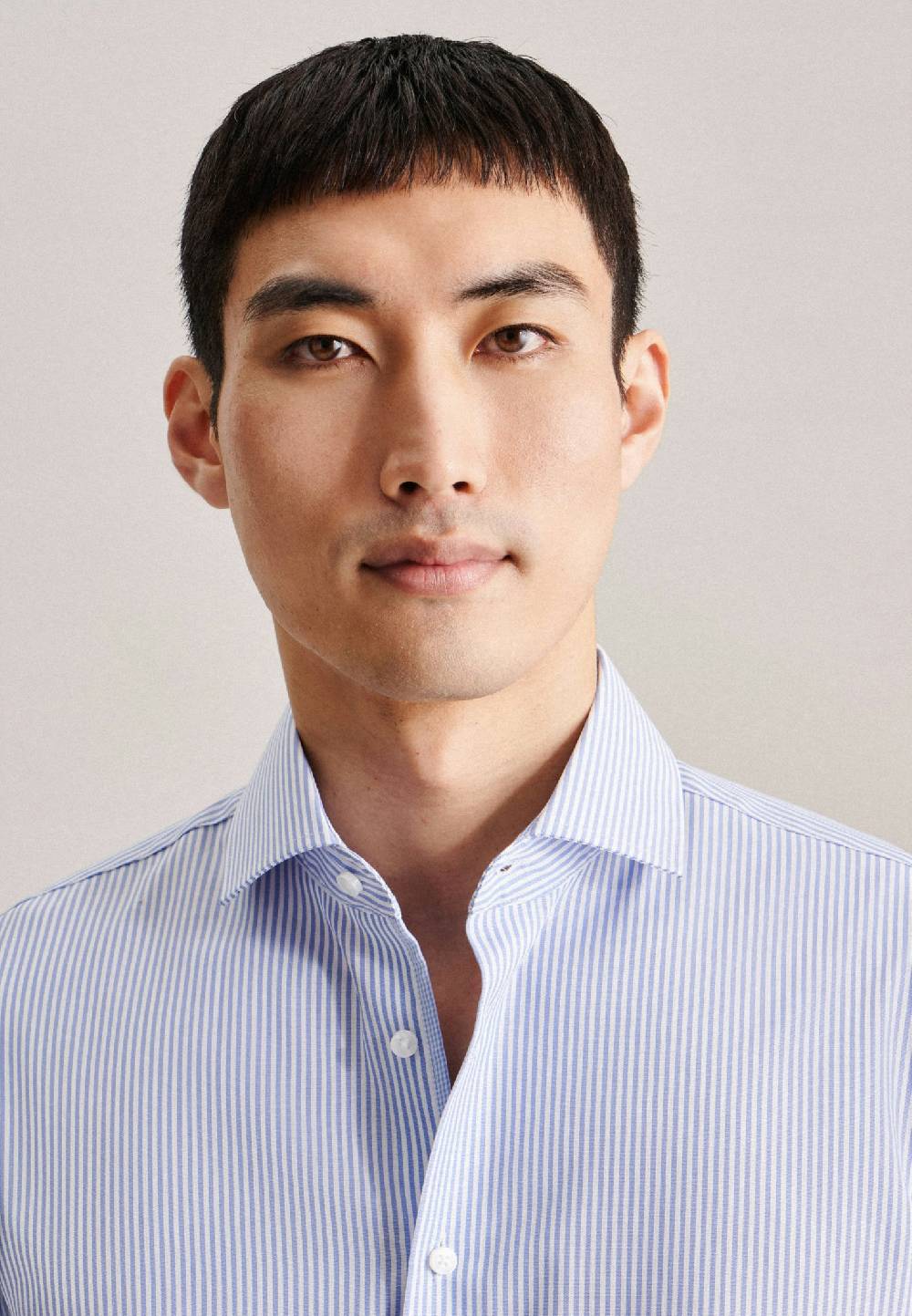 Seidensticker Bügelfreies Popeline Business Hemd In Slim Mit Kentkragen