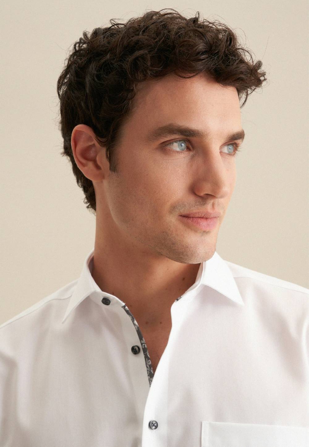 Seidensticker Bügelfreies Struktur Business Hemd In Comfort Mit Kentkragen