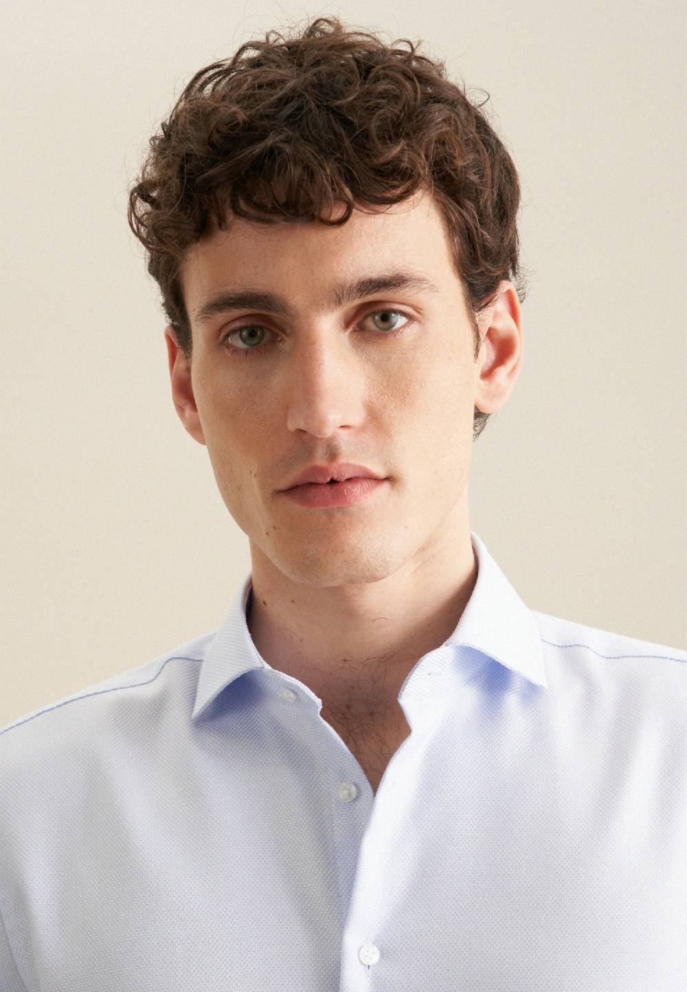 Seidensticker Bügelfreies Struktur Business Hemd In Regular Mit Kentkragen