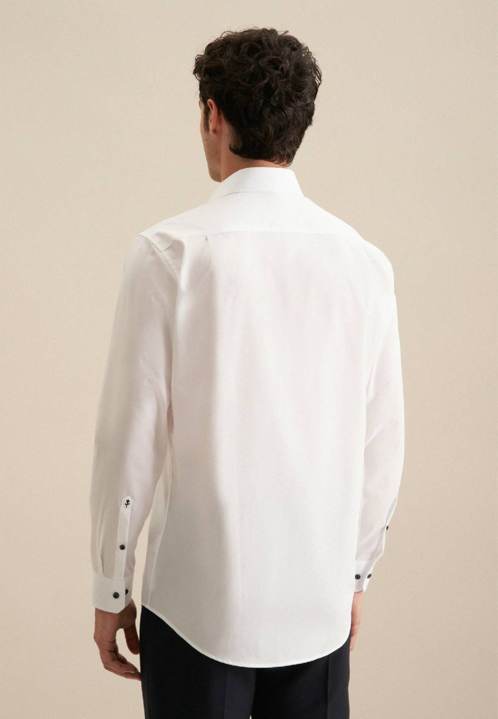 Seidensticker Bügelfreies Struktur Business Hemd In Regular Mit Kentkragen