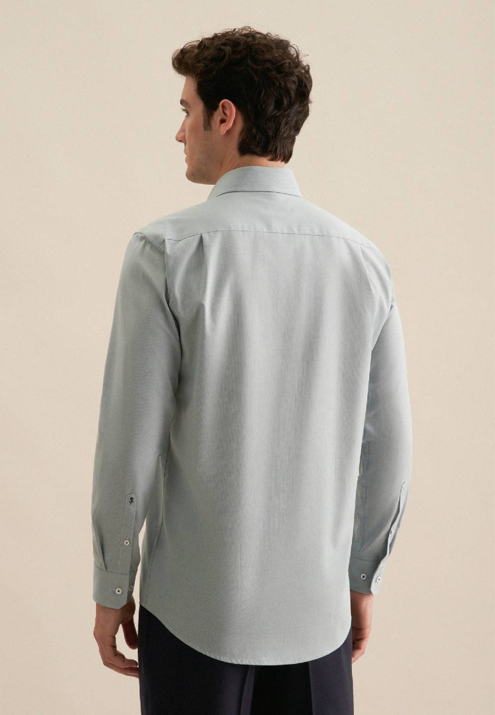 Seidensticker Bügelfreies Struktur Business Hemd In Regular Mit Kentkragen