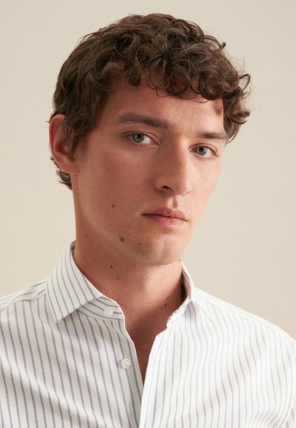 Seidensticker Bügelfreies Struktur Business Hemd In Regular Mit Kentkragen