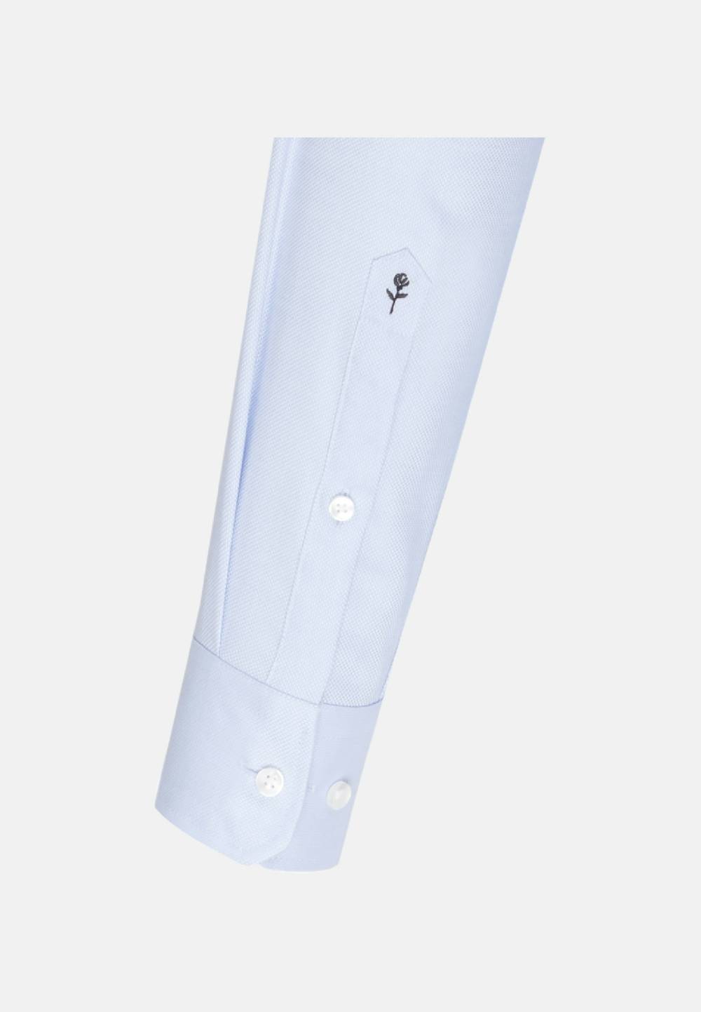 Seidensticker Bügelfreies Struktur Business Hemd In Shaped Mit Kentkragen Und Extra Langem Arm