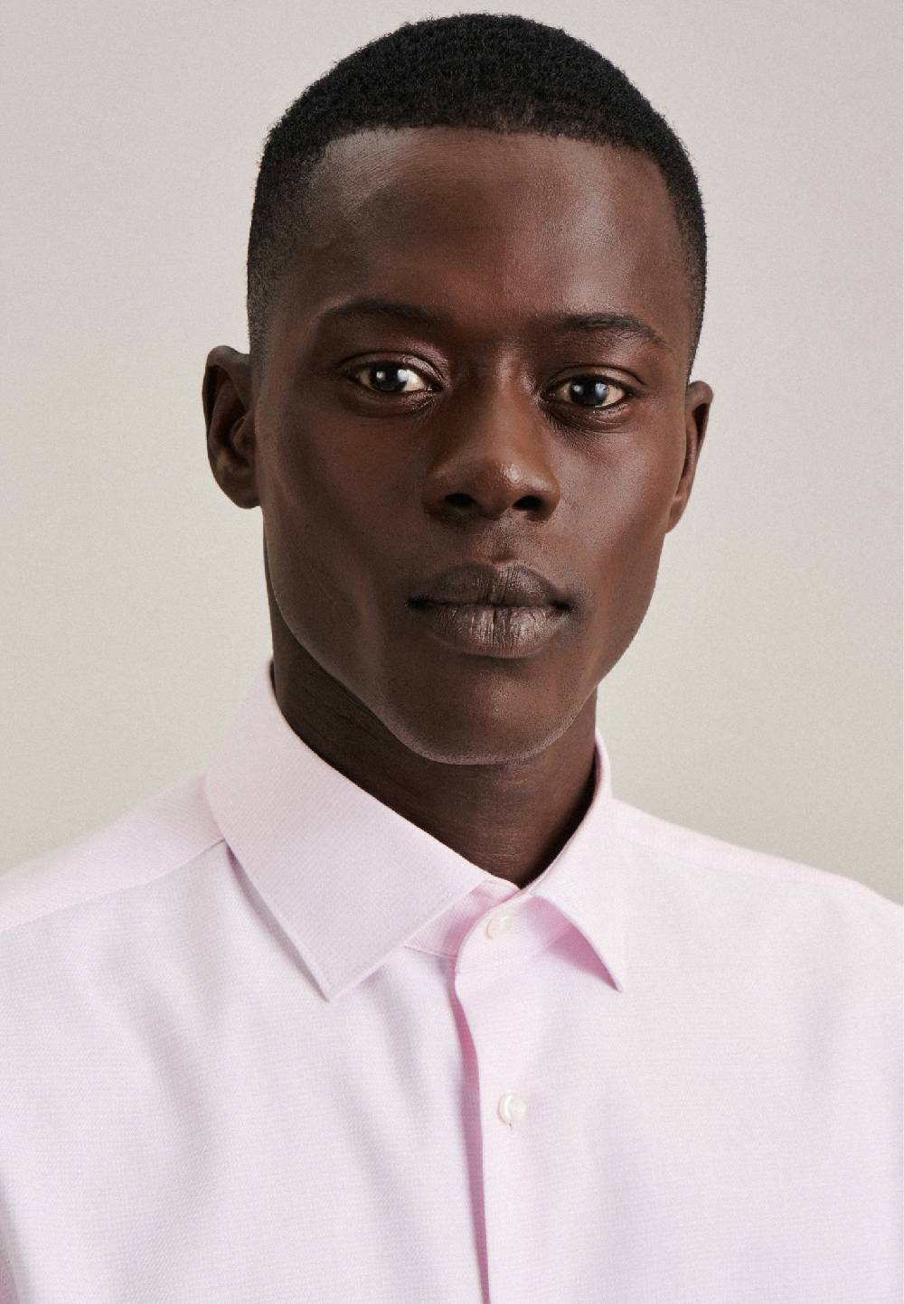 Seidensticker Bügelfreies Struktur Business Hemd In Shaped Mit Kentkragen