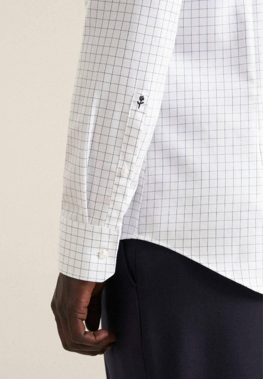 Seidensticker Bügelfreies Struktur Business Hemd In Shaped Mit Kentkragen