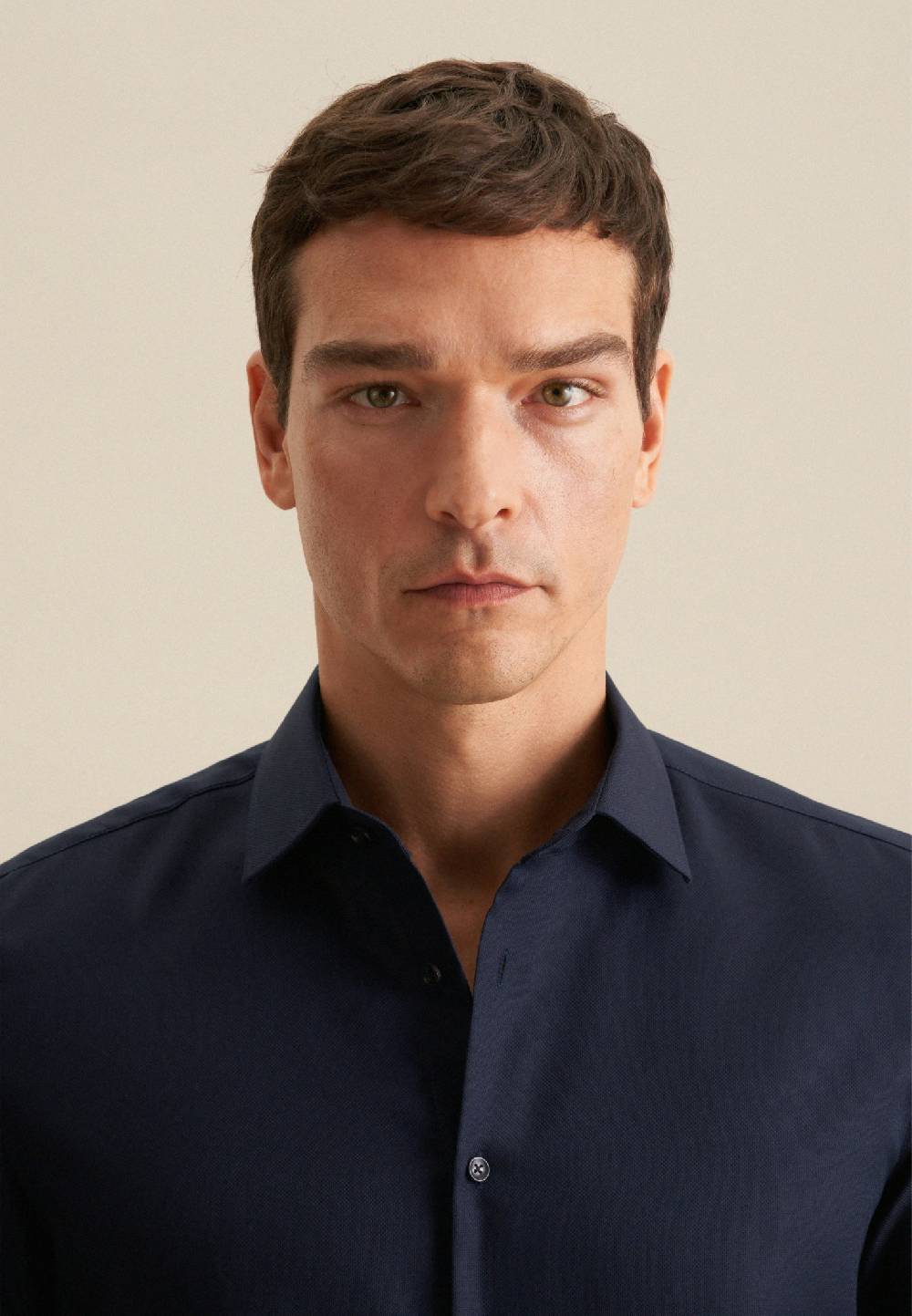 Seidensticker Bügelfreies Struktur Business Hemd In Slim Mit Kentkragen