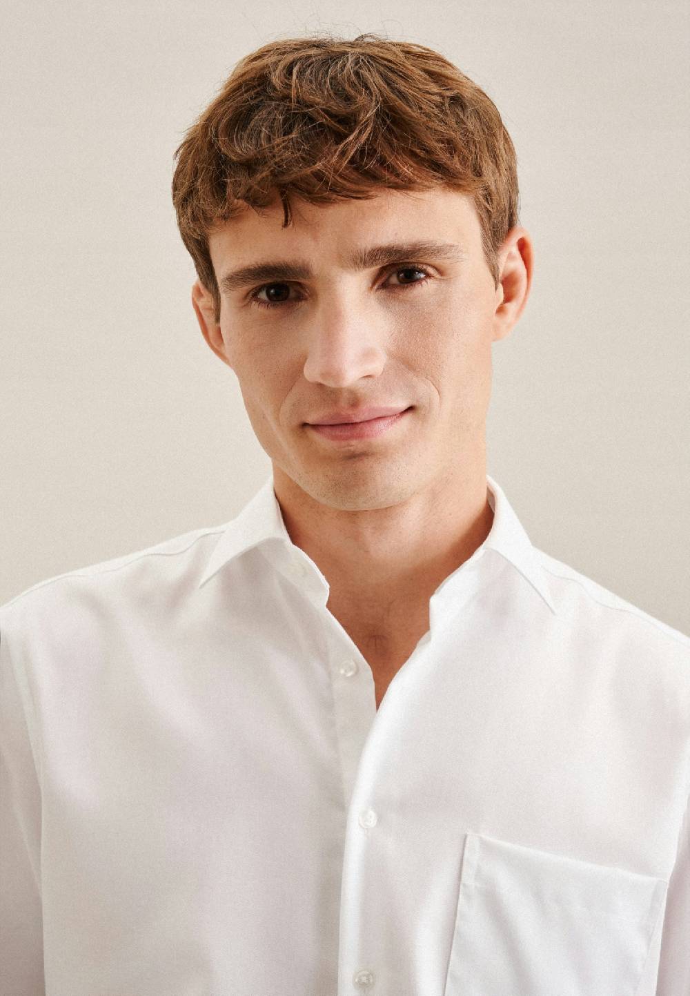 Seidensticker Bügelfreies Twill Business Hemd In Regular Mit Kentkragen Und Extra Langem Arm