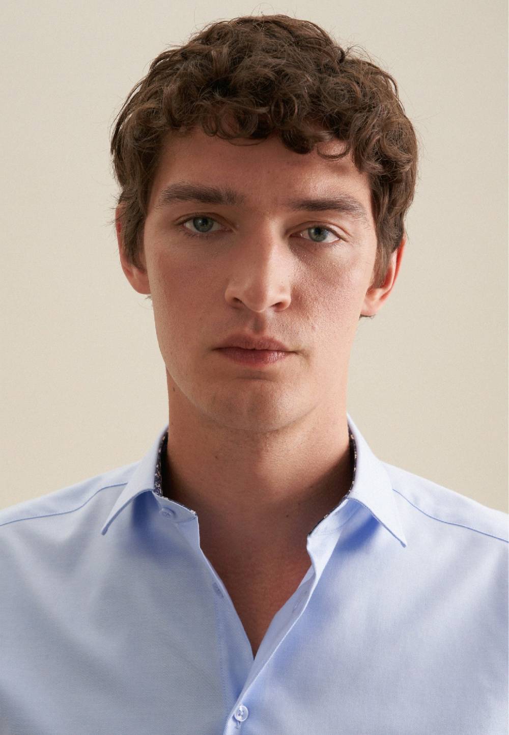 Seidensticker Bügelfreies Twill Business Hemd In Regular Mit Kentkragen