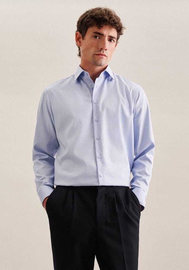 Seidensticker Bügelfreies Twill Business Hemd In Regular Mit Kentkragen