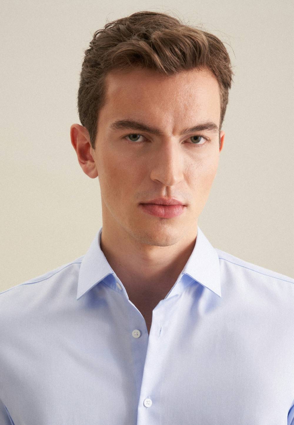 Seidensticker Bügelleichtes Satin Business Hemd In Shaped Mit Kentkragen Und Extra Langem Arm