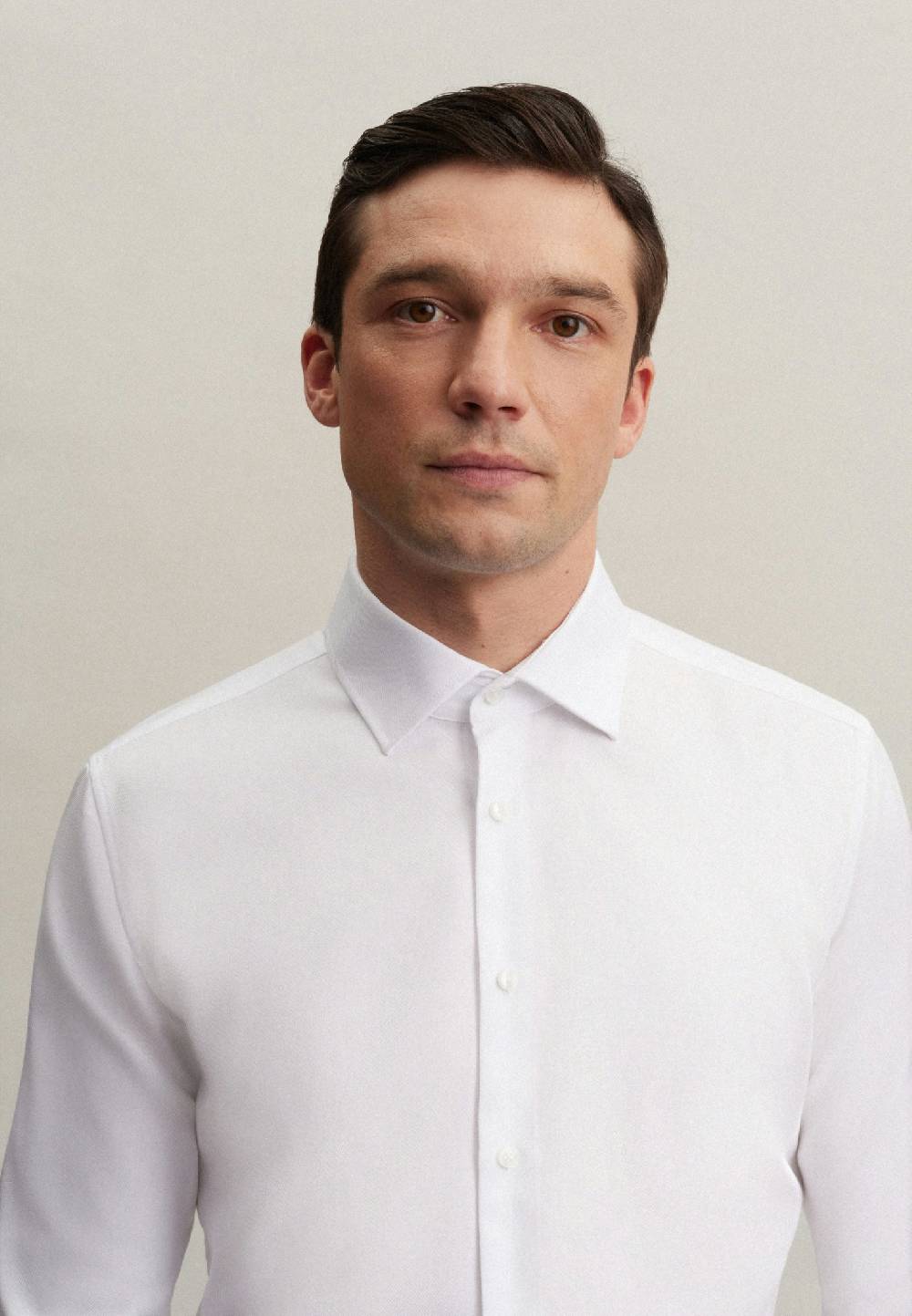 Seidensticker Bügelleichtes Twill Business Hemd In X-Slim Mit Kentkragen