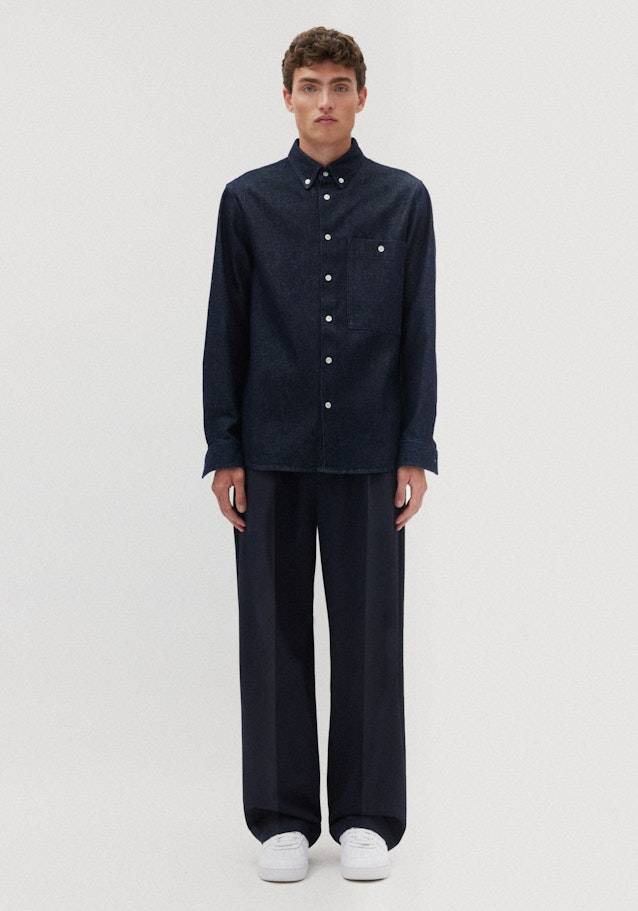 Seidensticker Denim Casual Hemd in Regular mit Button-Down-Kragen