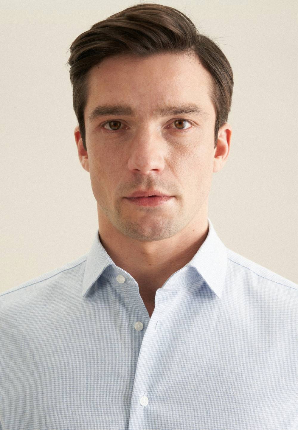 Seidensticker Flanell Flanellhemd In Shaped Mit Kentkragen