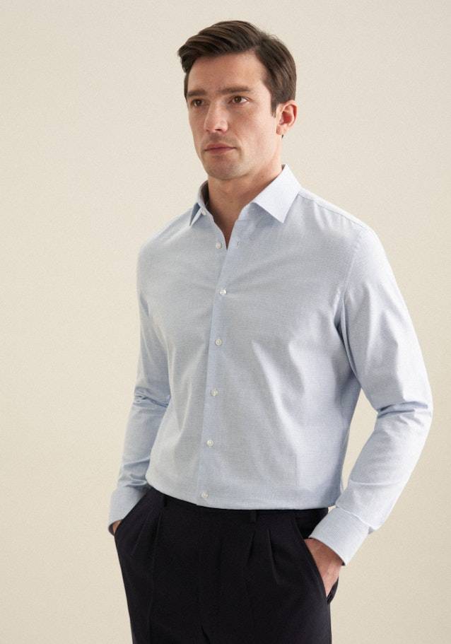 Seidensticker Flanell Flanellhemd in Shaped mit Kentkragen