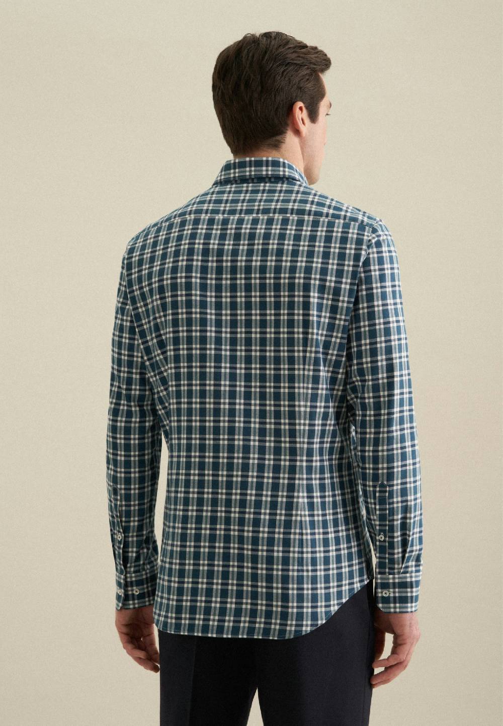 Seidensticker Flanell Flanellhemd In Slim Mit Button-Down-Kragen