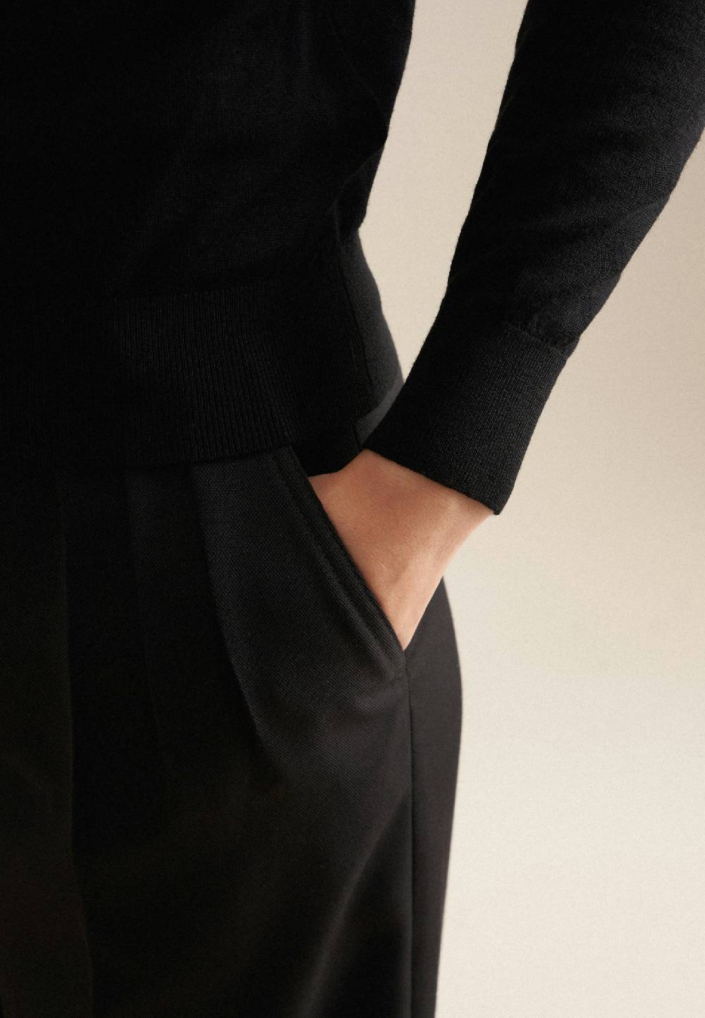 Seidensticker Rundhals Strick-Jacke Regular 100% Wolle