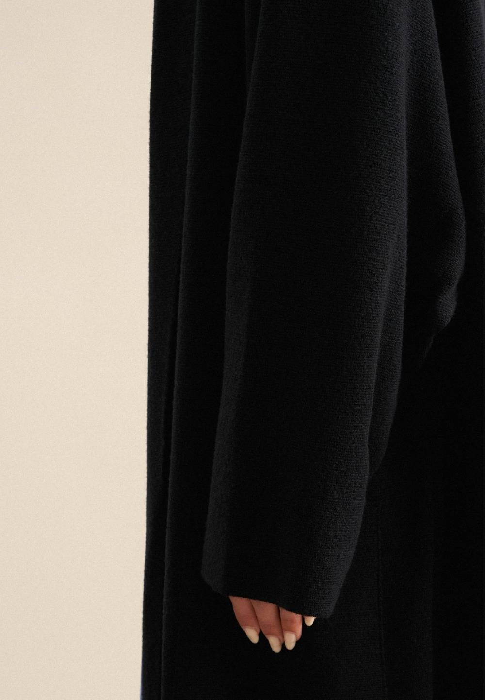 Seidensticker Schalkragen Strick-Jacke Oversized 100% Wolle