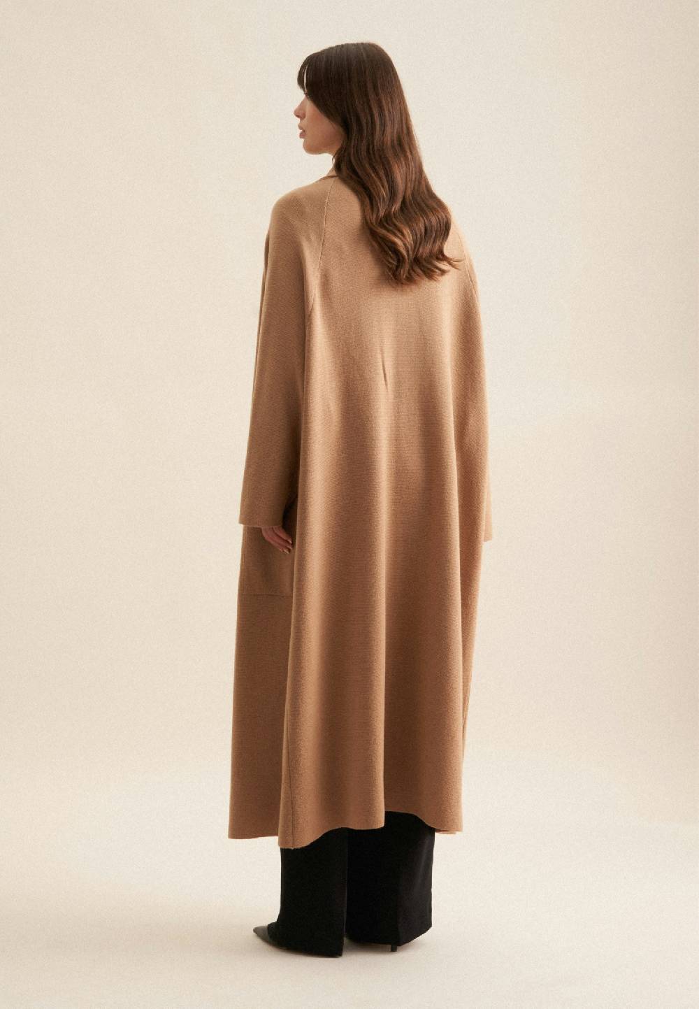 Seidensticker Schalkragen Strick-Jacke Oversized 100% Wolle