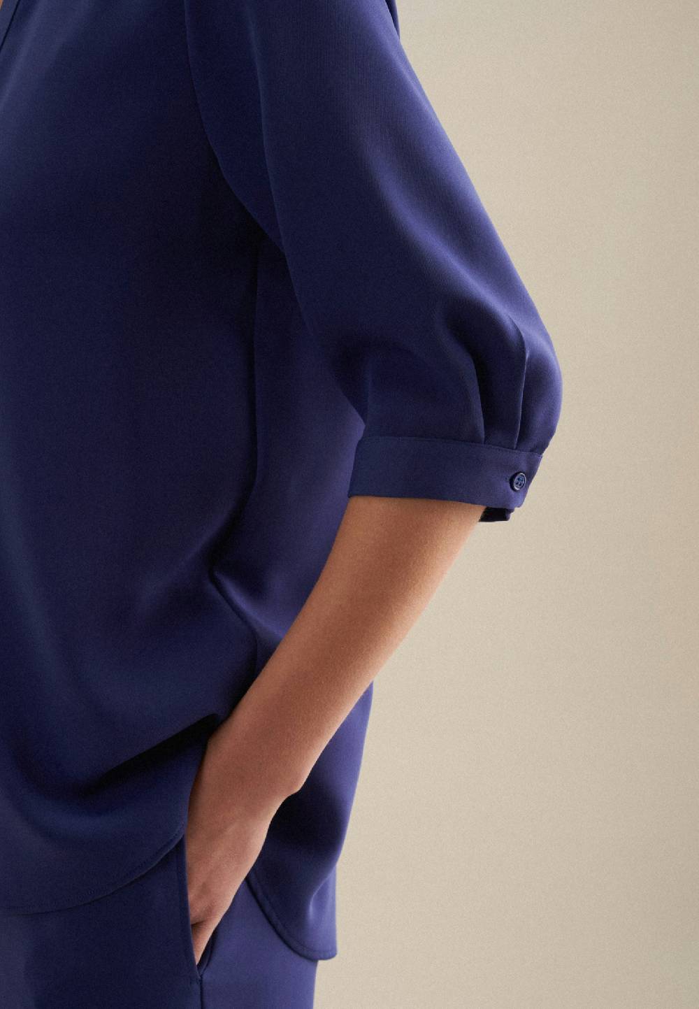 Seidensticker 3/4-Arm Krepp Tunika