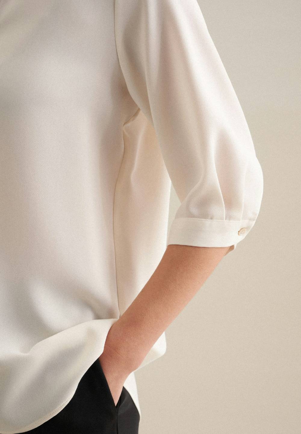 Seidensticker 3/4-Arm Krepp Tunika