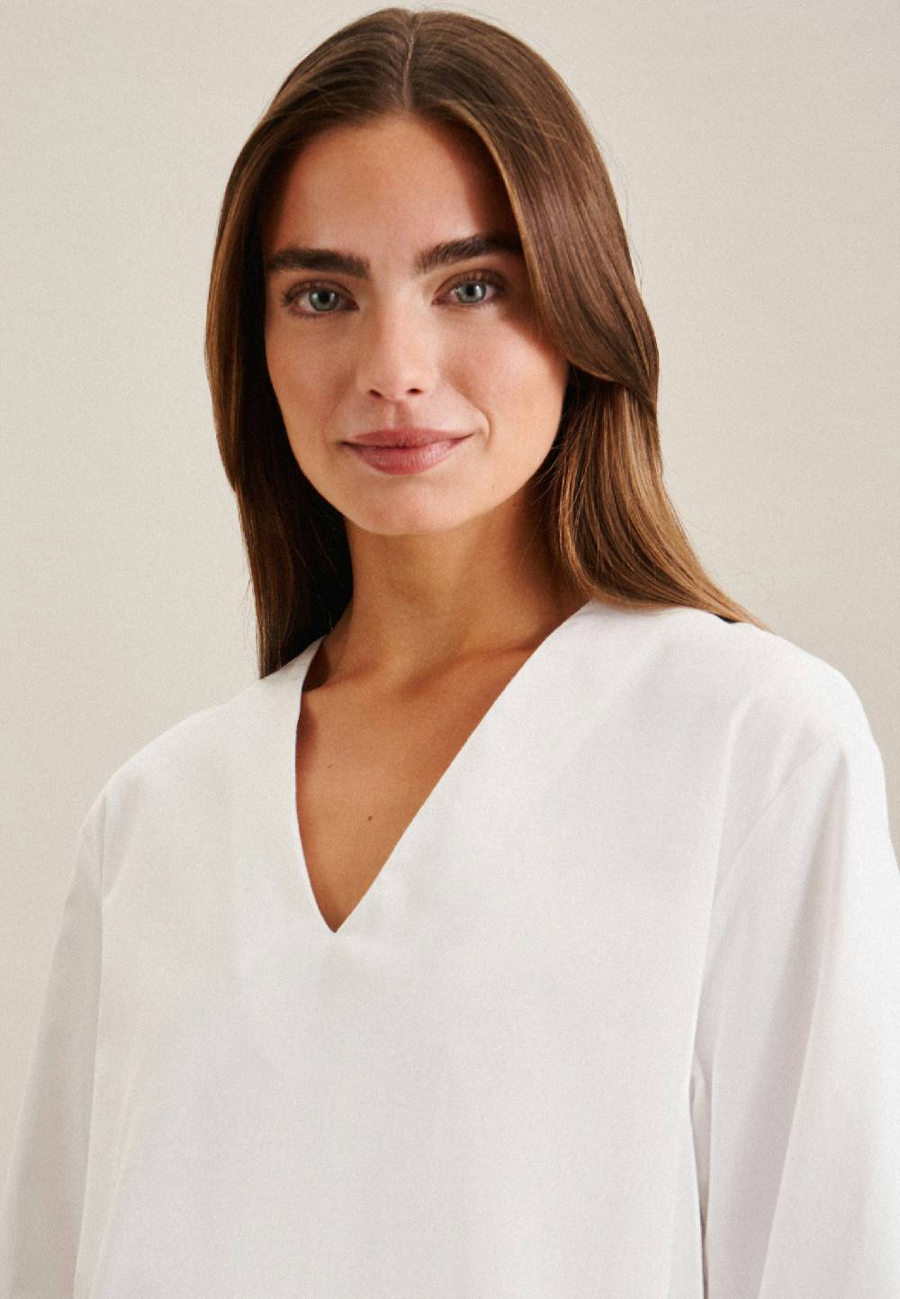 Seidensticker 3/4-Arm Satin Tunika