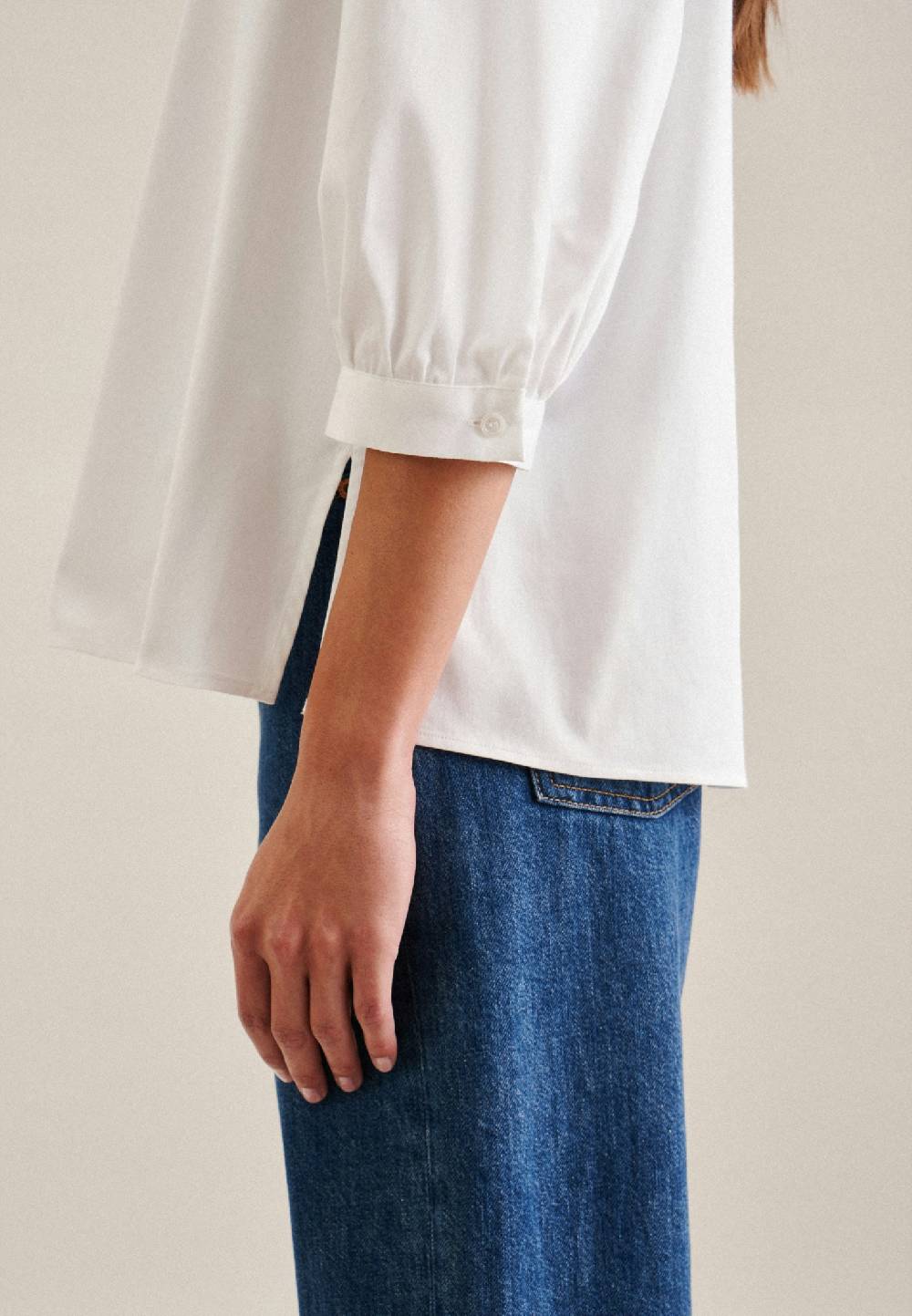 Seidensticker 3/4-Arm Satin Tunika