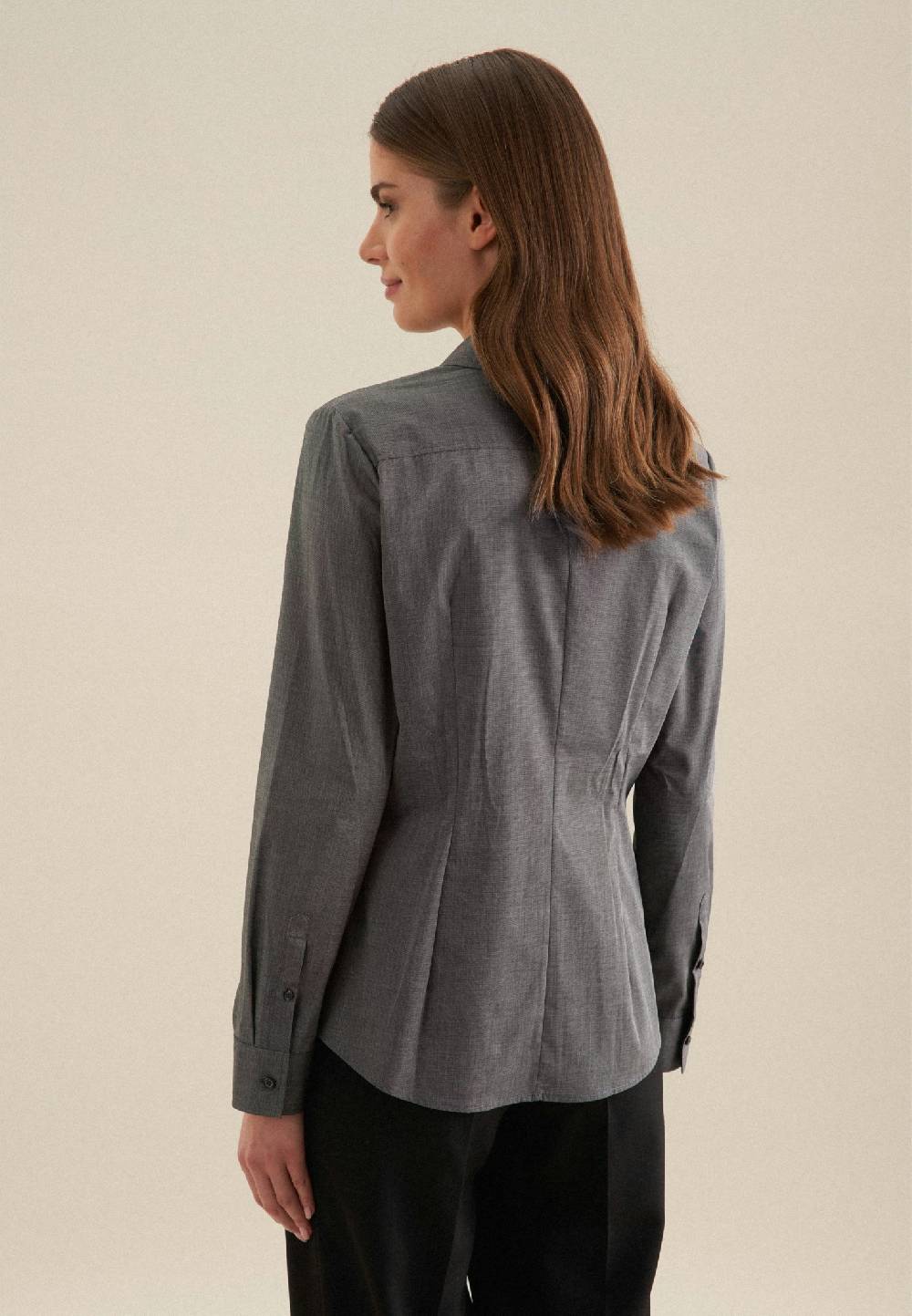 Seidensticker Bügelfreie Fil A Fil Hemdbluse