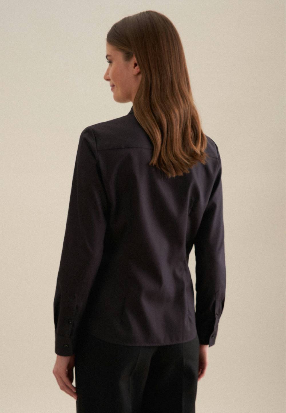 Seidensticker Bügelfreie Fil A Fil Hemdbluse