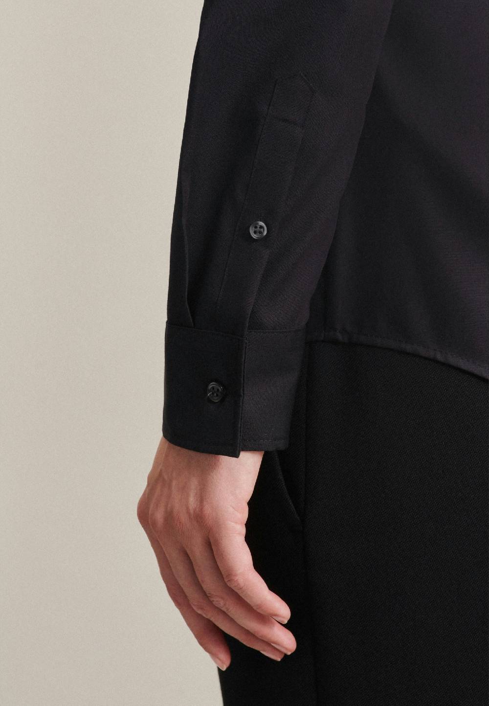 Seidensticker Bügelfreie Fil A Fil Hemdbluse