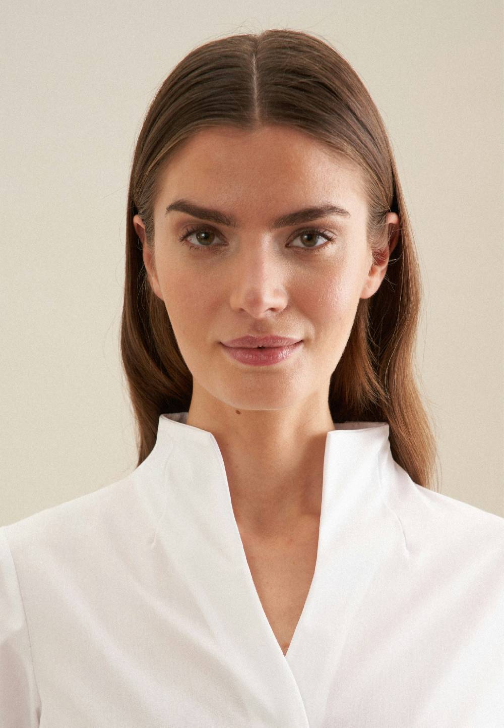 Seidensticker Bügelfreie Popeline Kelchkragenbluse