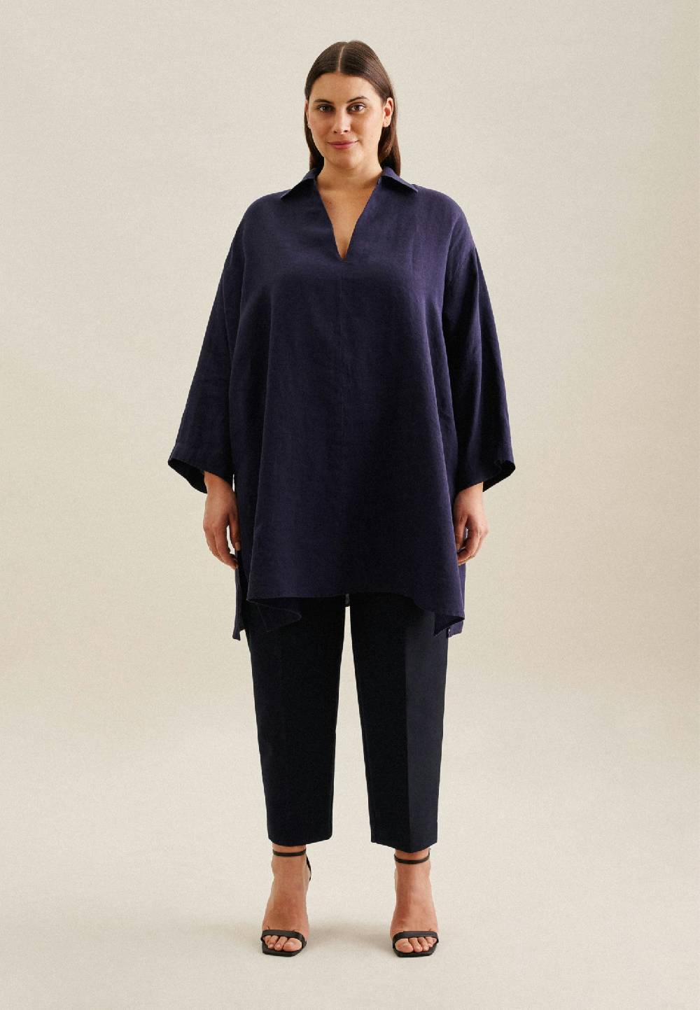 Seidensticker Curvy Kragen Kleid Oversized