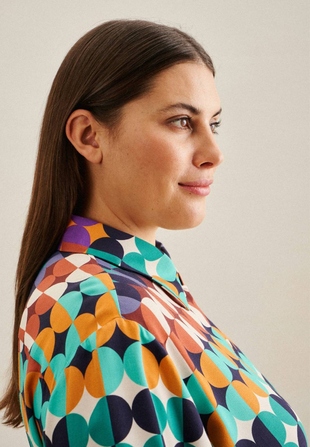 Seidensticker Curvy Kragen Kleid Regular