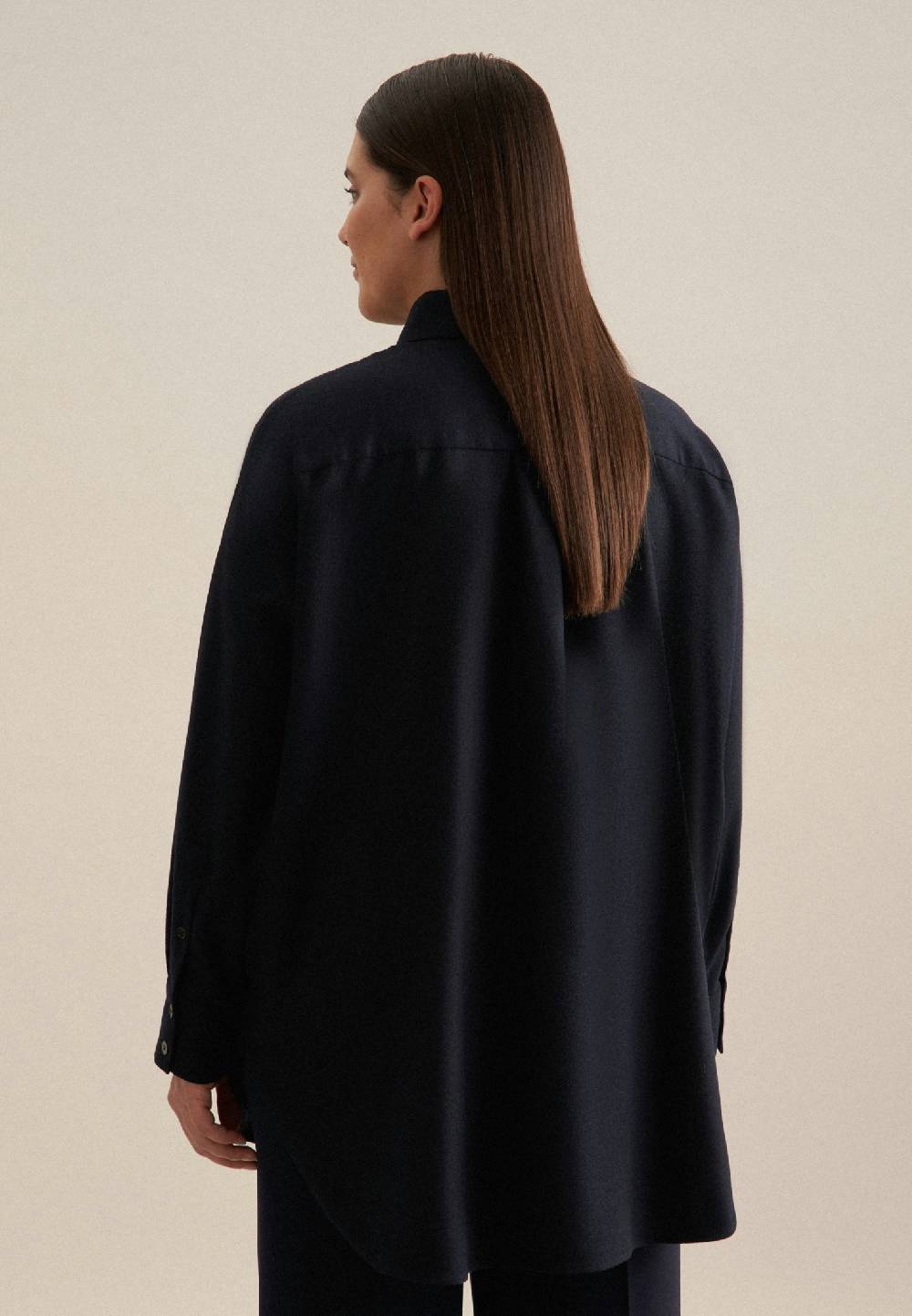 Seidensticker Curvy Kragen Longbluse Oversized