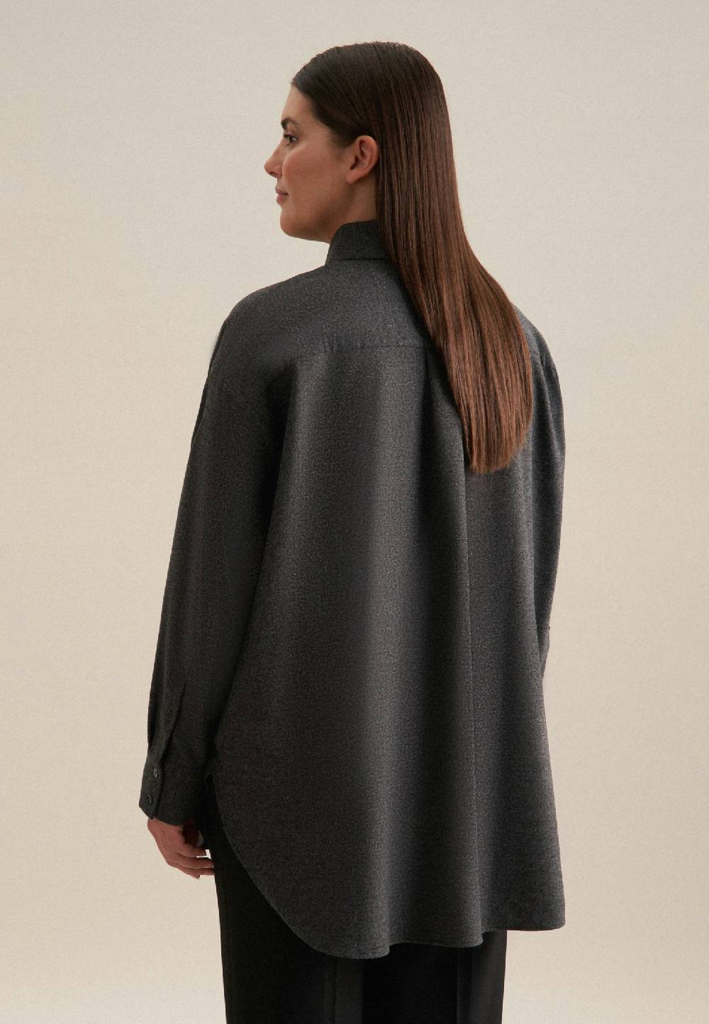 Seidensticker Curvy Kragen Longbluse Oversized