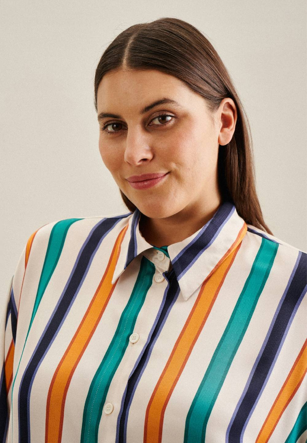 Seidensticker Curvy Kragen Longbluse Oversized