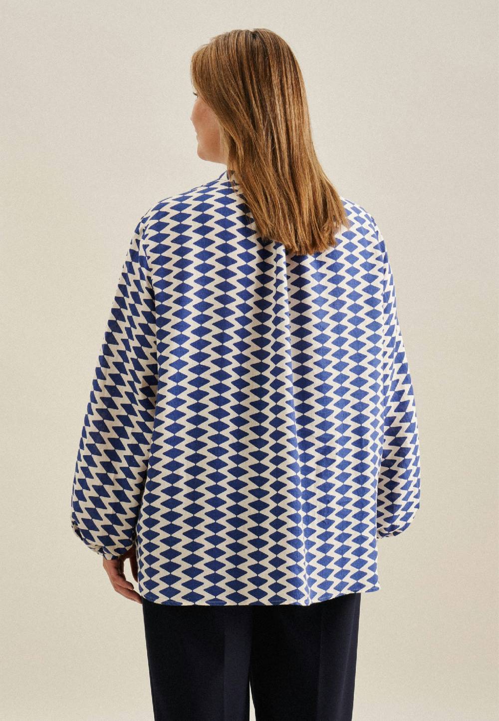 Seidensticker Curvy Kragen Stehkragenbluse Regular