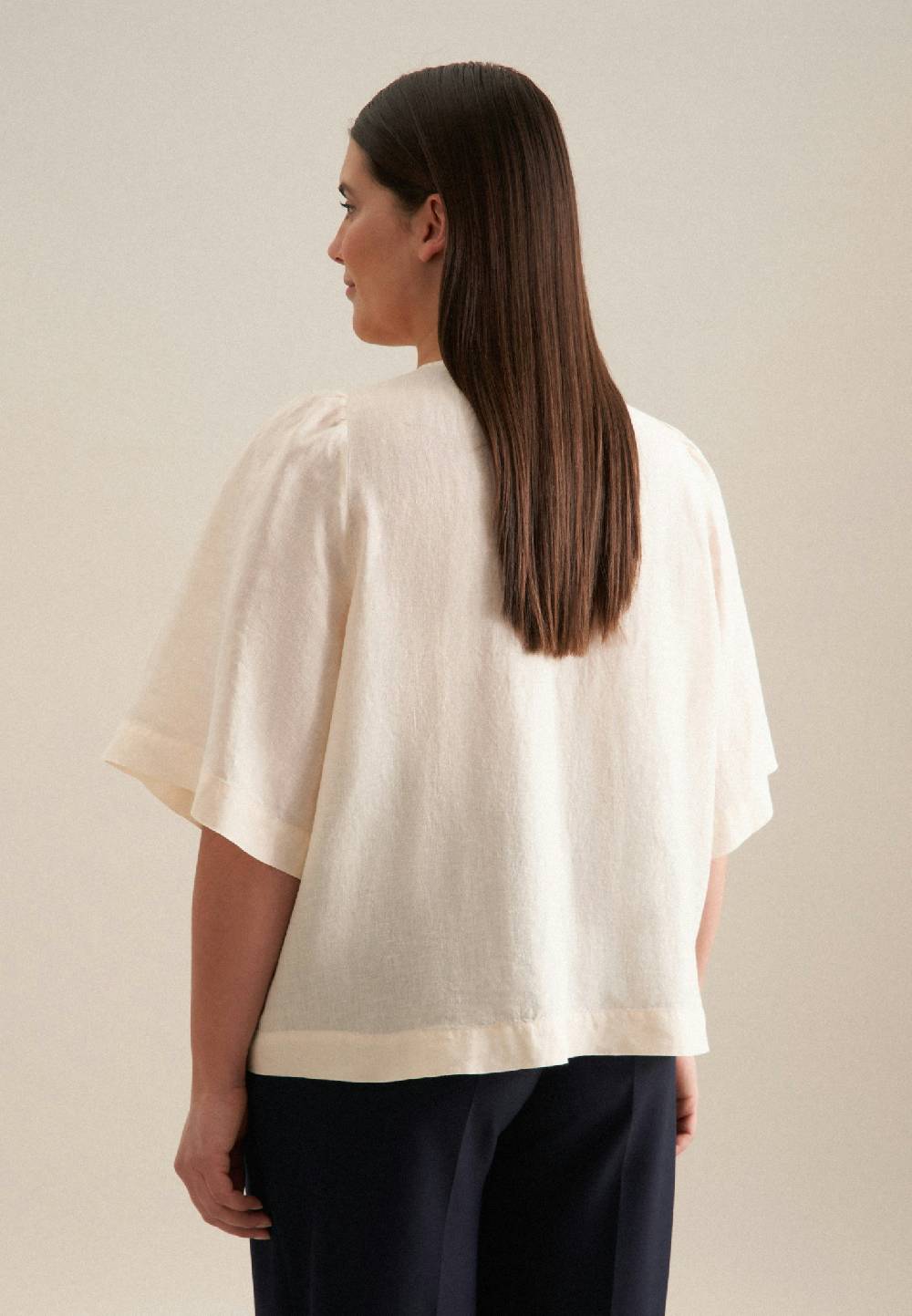 Seidensticker Curvy Rundhals Shirtbluse Regular