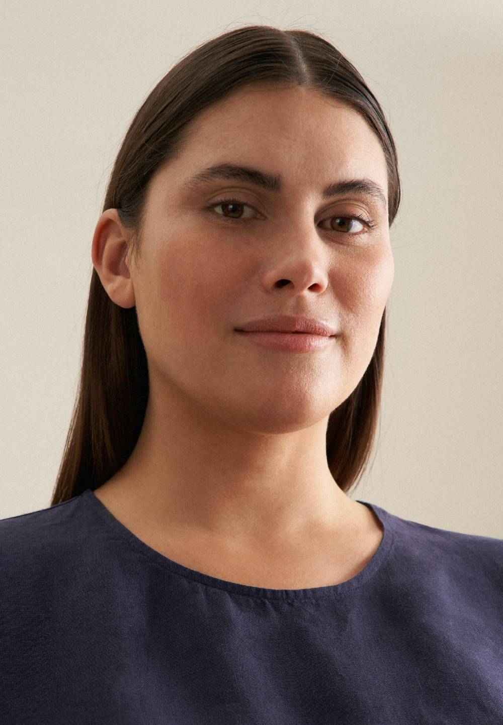 Seidensticker Curvy Rundhals Shirtbluse Regular