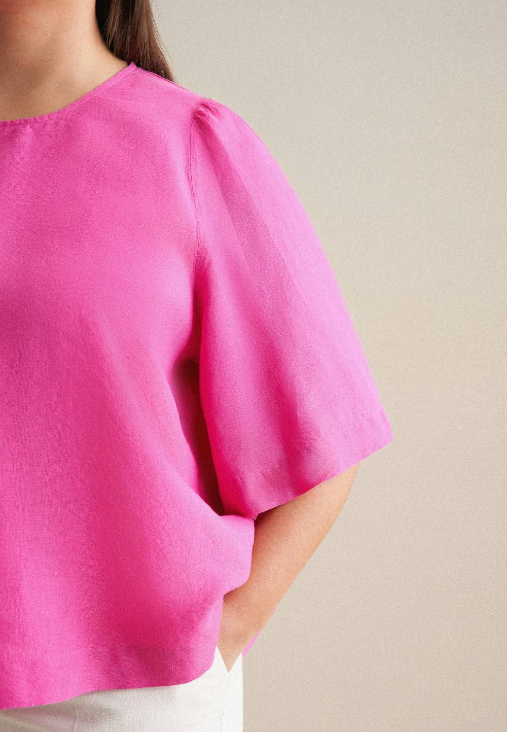 Seidensticker Curvy Rundhals Shirtbluse Regular