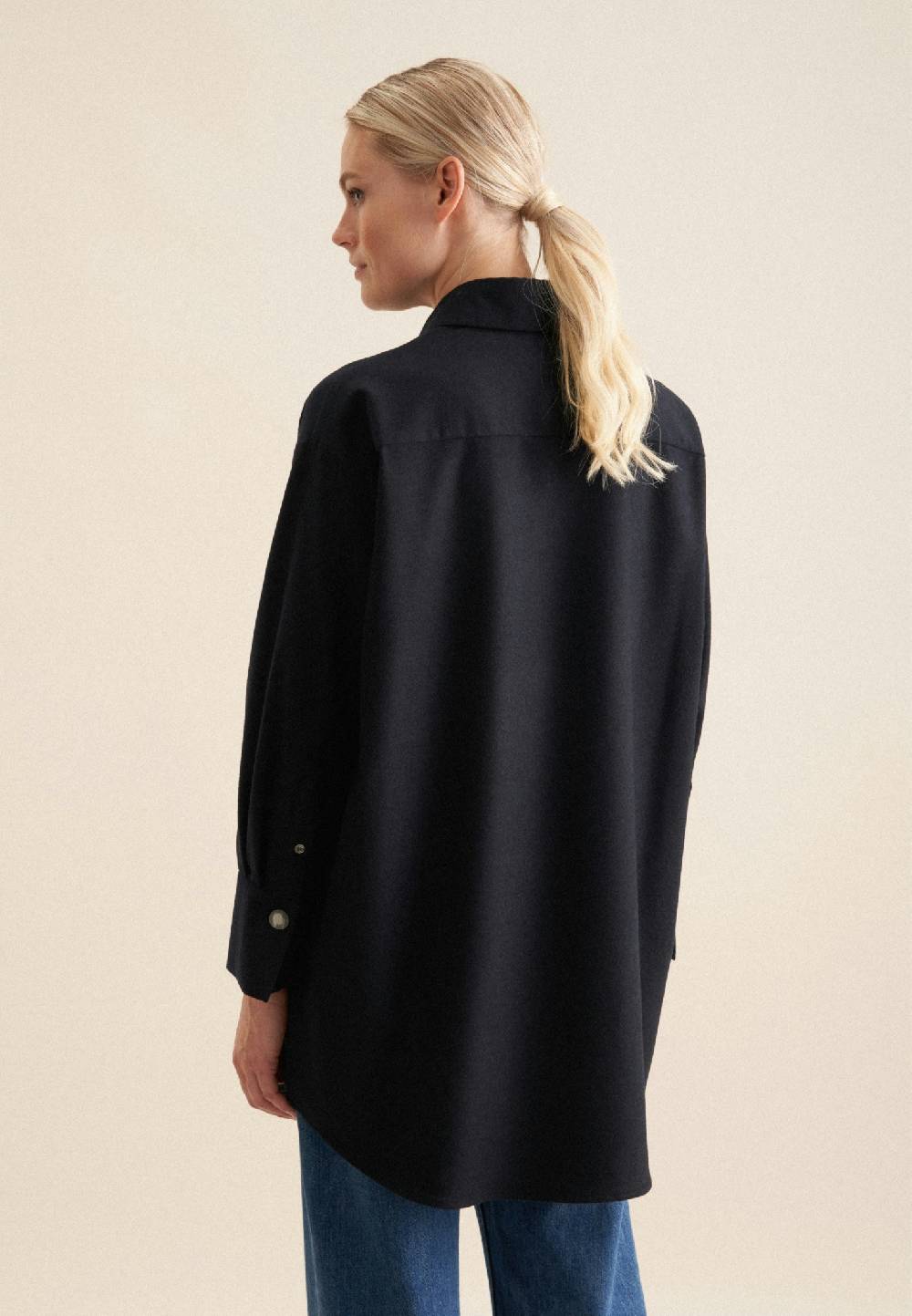 Seidensticker Flanell Longbluse