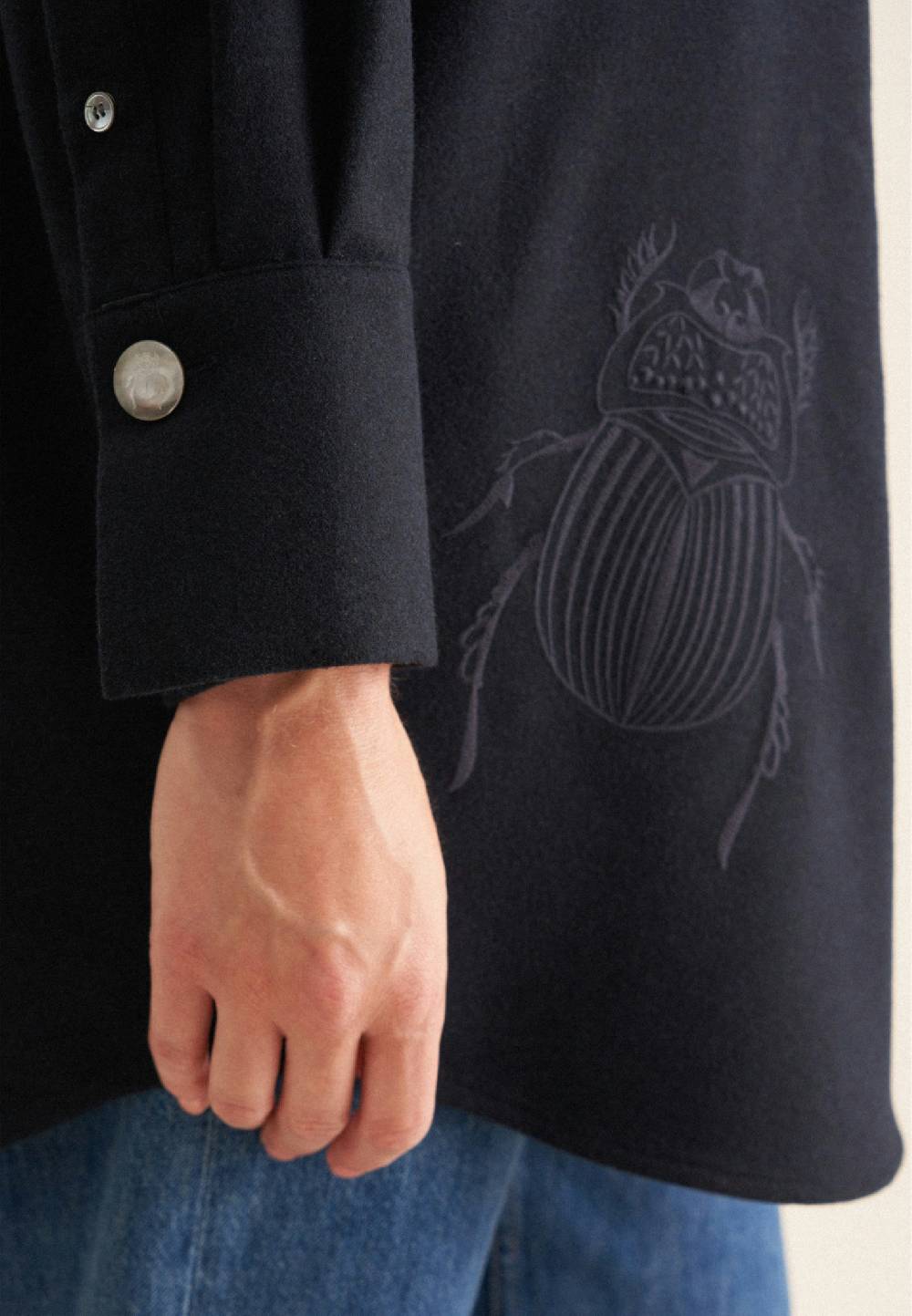 Seidensticker Flanell Longbluse