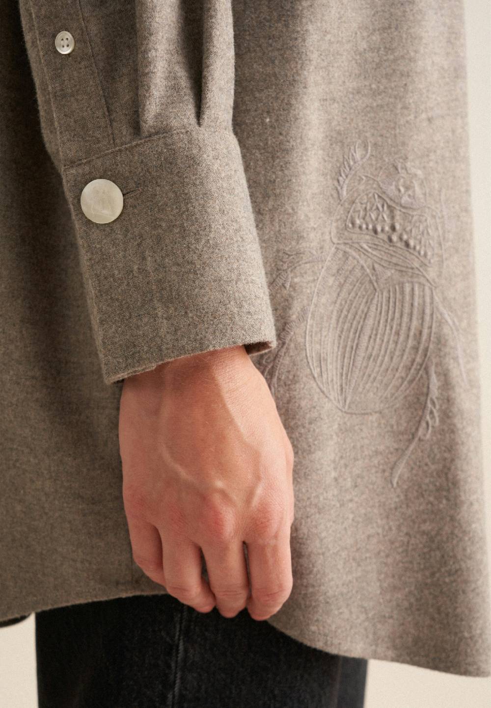 Seidensticker Flanell Longbluse